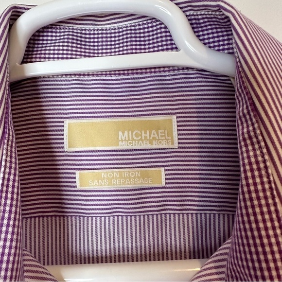 Men’s Michael Kors striped button down shirt - Picture 2 of 7